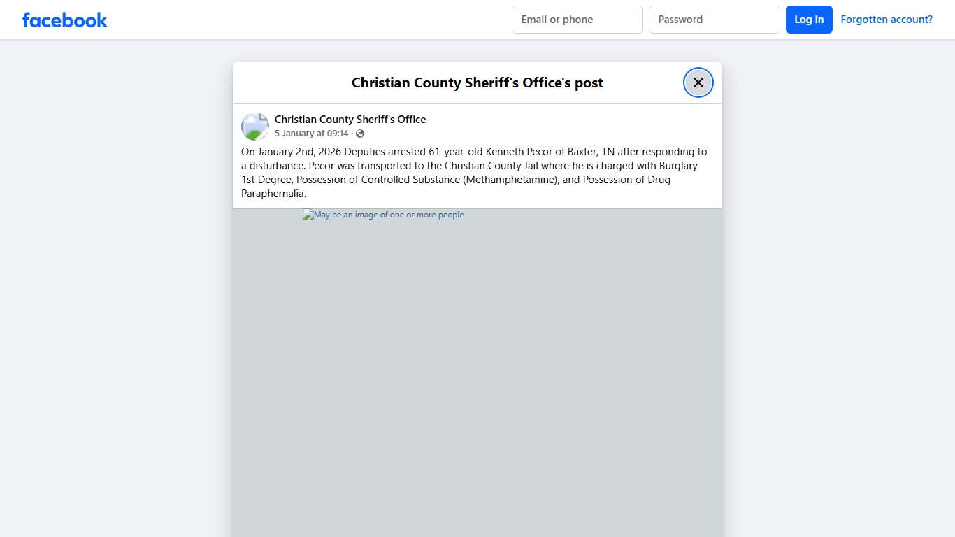 On January 2nd, 2026... - Christian County Sheriff's Office | Facebook